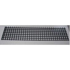 2' SECTION OF EGG CRATE, BLACK FOR FIXTURE