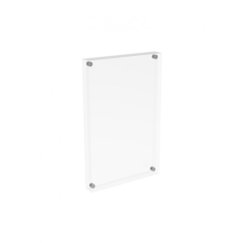 FixtureDisplays 1PK 11X17 Clear Polystyrene Sign Holder Picture