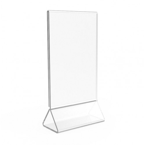 4-pack Clear Acrylic Plexi Table Tent  Frame photo desert sign holder 11193-1 
