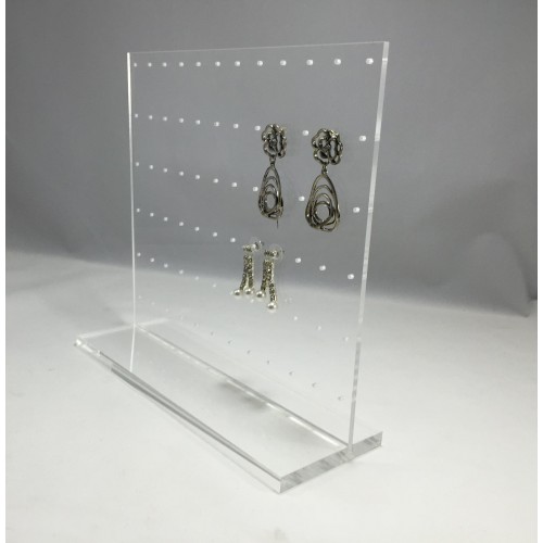 Clear Acrylic Plexiglass Necklace Jewelry Stand Countertop Display 11620-10B 