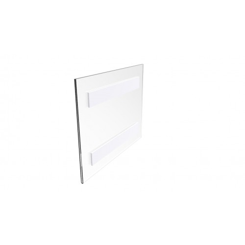 8-1/2"w x 11"h Wall Mount Clear Window Signs Plexiglass Acrylic Portrait Frame 
