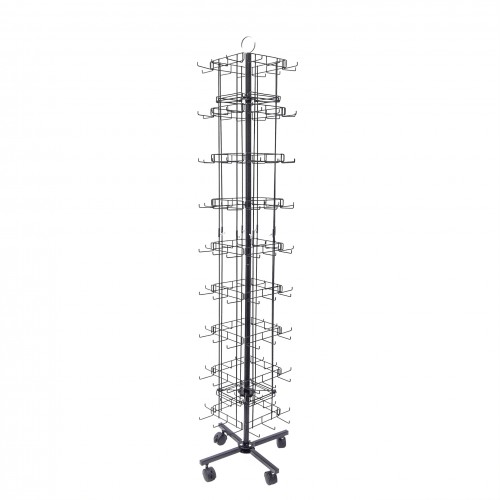 Supermarket Metal Wire Rack Rotating Counter Keychain Holder Display Stand  - China Display and Counter Display price