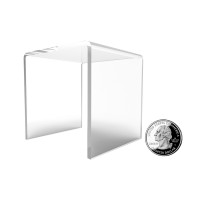 FixtureDisplays 5 Clear Lucite Plaxiglass Display Acrylic Riser Jewelry Showcase Fixtures 16905-5INCH! 