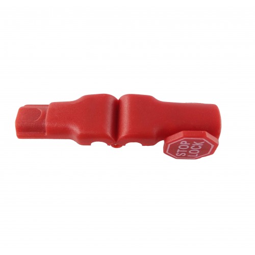 50pcs Red Retail Shop Security Display Hook Anti Sweep Theft Stop Lock 6mm 