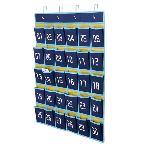 Calculator Storage Pocket Chart