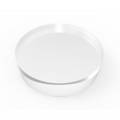 FixtureDisplays 5 Dia.x 1 Thick Acrylic Riser Paper Weight Clear Acrylic Circle Riser Solid Block 18830-5CIRCLE 