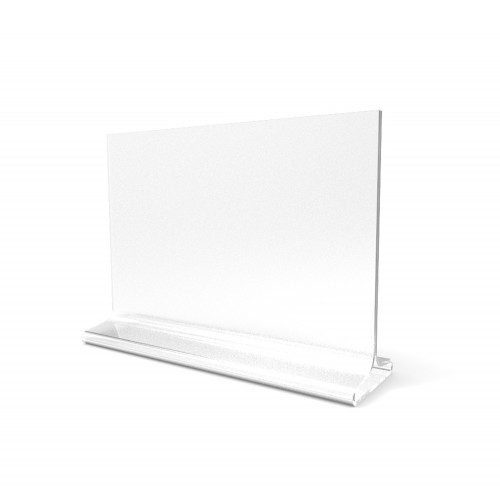 4x6 Horizontal Slanted Sign Holders 6x4 Clear Acrylic Picture Frames 24 