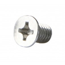 FixtureDisplays 100PK M4 X 4mm Pitch 0.7mm Round Head Metric Screw Phillips Drive Carbon Steel Nickel Plated Cross Recessed 304697 