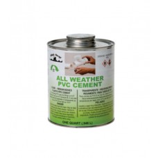 FixtureDisplays® All Weather PVC Cement (Clear) - Medium Bodied 1 gal. Each 07076-BLACKSWAN-1PK