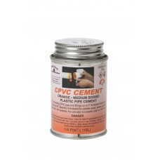 FixtureDisplays® CPVC Cement (Orange) - Medium Bodied 1 gal. Each 07205-BLACKSWAN-1PK