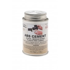 FixtureDisplays® ABS Cement (Black) - Medium Bodied 1 qt. Each 07275-BLACKSWAN-12PK
