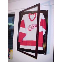 FixtureDisplays® Small Cherry Jersey Display Case 100006