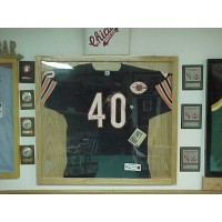 FixtureDisplays® Large Natural Oak Jersey Display Case 100010