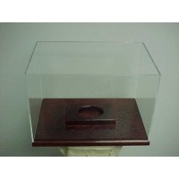 FixtureDisplays® Cherry Football Display case 100033