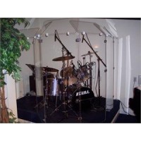 FixtureDisplays® DS6D Six - 2ft. x 5 ft. Panels w/ Deflectors Drum shields 100062