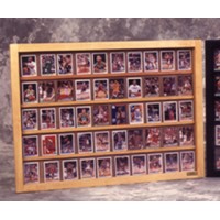 FixtureDisplays® 50 Baseball card displays case will hold 50 ungraded baseball cards 100095