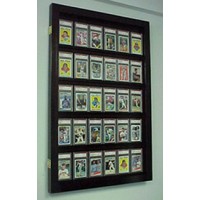 FixtureDisplays® Black 30 Graded card Baseball card displays case will hold 30 graded baseball cards 100103