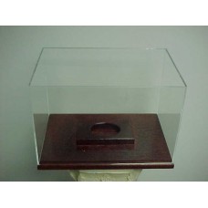 FixtureDisplays® Cherry Football Display case 100121