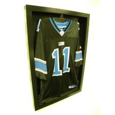 FixtureDisplays® Large Jersey Display case Glossy Black P30BJ 100178