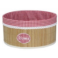 Laundry Hamper Bamboo Round Wicker Clothes Bin Basket Storage Bin Organizer Folding Basket 100202