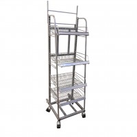 Metal Bakery Beverage Rack Water Juice Wine Display Stand 100320