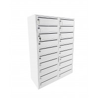 FixtureDisplays® 20-Slot 10.8“ Wide Door Large 10