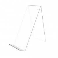 FixtureDisplays Clear Acrylic Easel Book CD DVD Smartphone Holder with 1.75
