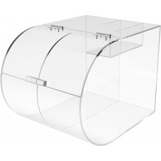 FixtureDisplays® Clear Acrylic Plexiglass Candy Bulk Bin Dispenser 9 X 12 X 9