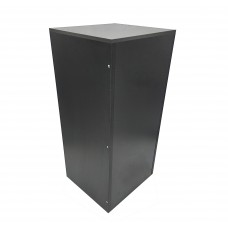 FixtureDisplays®  Black Wood (MDF) Riser Six Sided 14.8 X 14.8 X 31.5