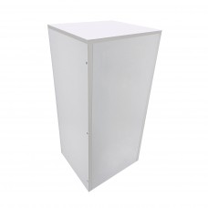 FixtureDisplays® White Wood (MDF) Riser Six Sided 14.8 X 14.8 X 31.5