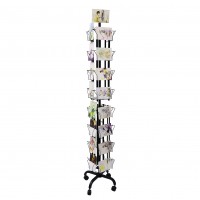 FixtureDisplays® 32 Adjustable Pockets Display Rack 5x7 7x5 up to 8.5