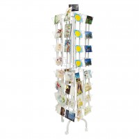 FixtureDisplays® 64 Adjustable Pockets Display Rack 5x7 7x5 up to 9.3