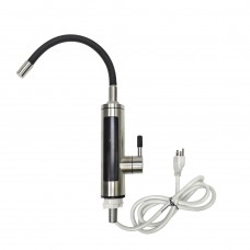 FixtureDisplays® 3000W Heating Faucet Instant Hot Water Electric Faucet with LED Digital Display (US Plug 110V) Use with 0.8