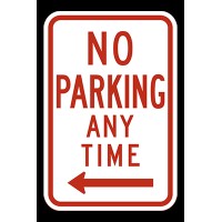 FixtureDisplays® R7-1 No Parking Any Time 12