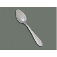 FixtureDisplays® Peacock Demitasse Spoon, 4-3/8