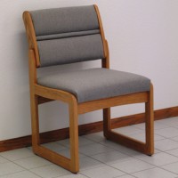 FixtureDisplays® Valley Armless Guest Chair 1040667