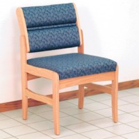 FixtureDisplays® Valley Armless Guest Chair 1040970