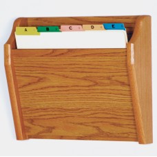 FixtureDisplays® Single - Tapered Bottom Letter Size File Holder 104162