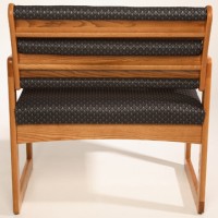 FixtureDisplays® Valley Three Seat Bariatric Chair w/Center Arms 1041977