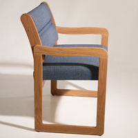 FixtureDisplays® Valley Three Seat Bariatric Chair w/Center Arms 1042005