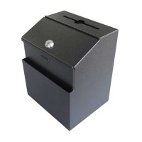 FixtureDisplays® Box, Metal Donation Suggestion Key Drop 7