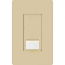 Lutron Occupancy/Vacancy Sensor With Switch, 120V, 2 Amp, Ivory 1119566