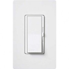 Lutron Diva® Fan Control Dimmer, Quiet 3-Speed, Single Pole / 3-Way, 120V, 1.5 Amp, White 1119634