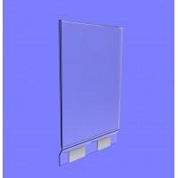 FixtureDisplays® Frame, Sign Holder Clear Ghost Acrylic Detachable 11460-2