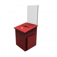 FixtureDisplays® Box, Comment Collection Suggestion Donation Ballot w/ Sign Holder 7