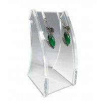 FixtureDisplays® Clear Acrylic Plexiglass Necklace Jewelry Stand Countertop Display 11620-10A