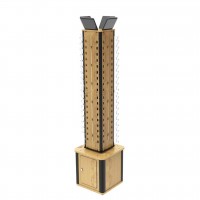 FixtureDisplays® 4-Sided Wood Floor Display Storage Holds 72-Pair Sunglass Readingglass Retail 11691