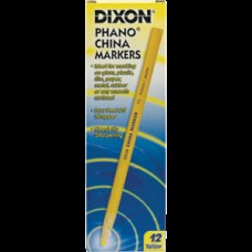 Dixon 00073 Yellow China Marker 12Pk 117038