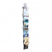 FixtureDisplays® Vertical Wall Mounting 6 Pockets 4 X 6