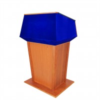 FixtureDisplays® Presidential Podium Official State Embassy Wood Podium 31X23X50